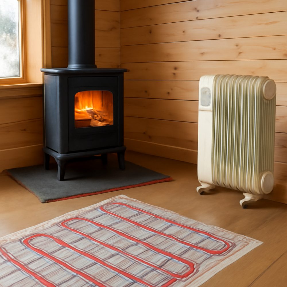 Как обогреть дачный домик 1