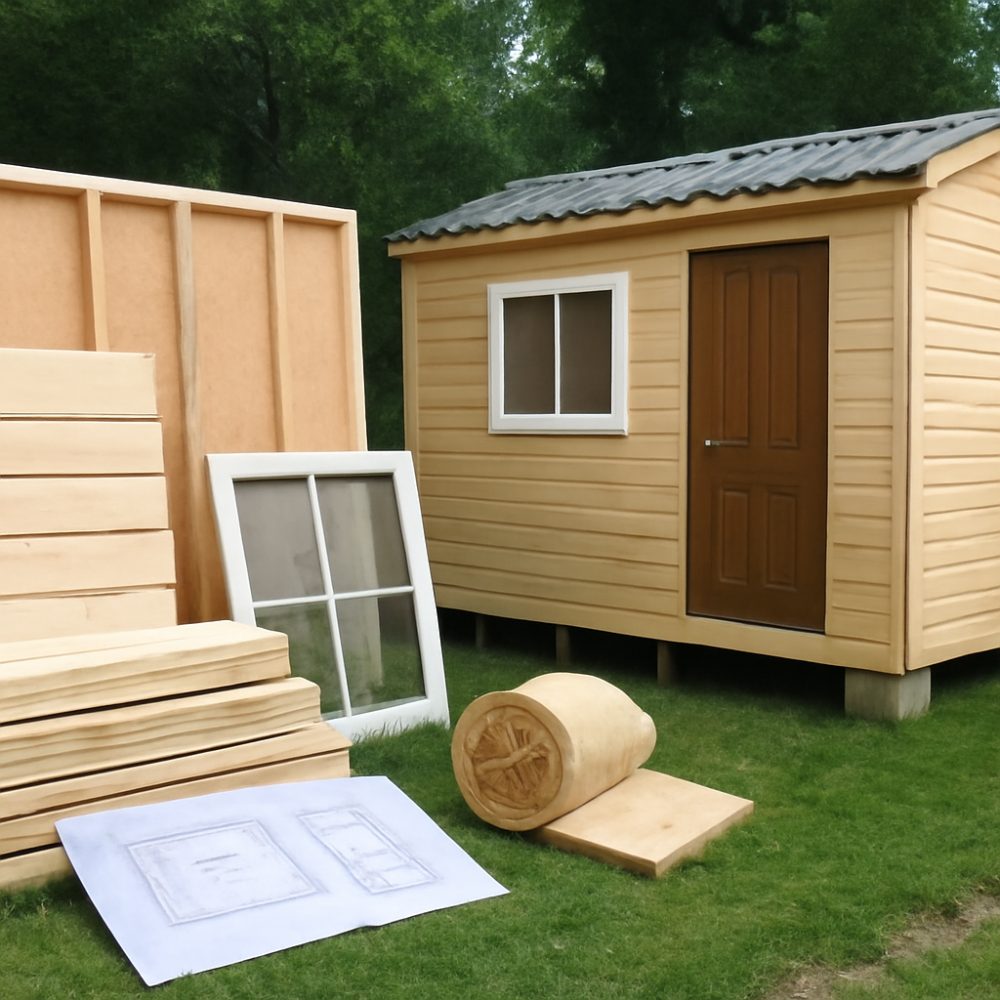 Как самому сделать вагончик бытовку 1