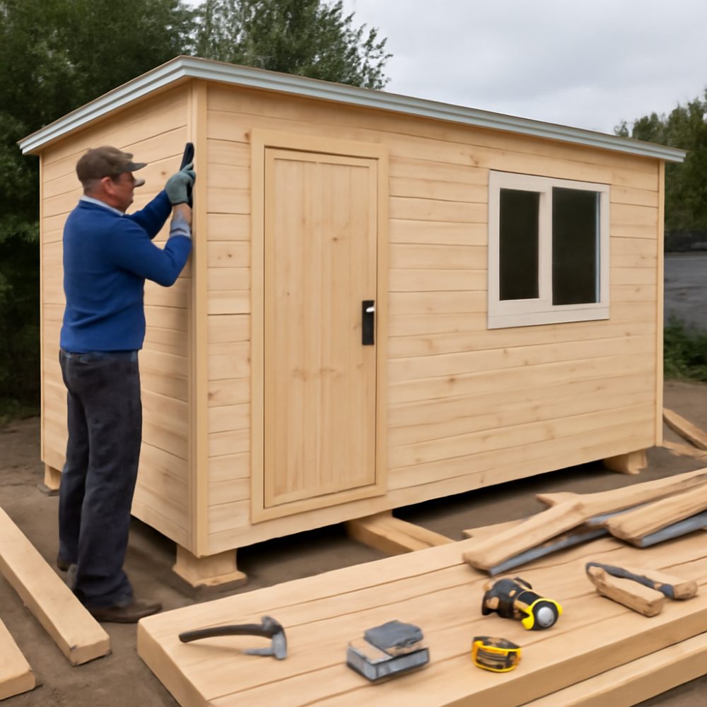 Как сделать вагончик бытовку своими руками 1