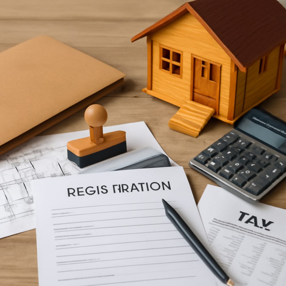 Как зарегистрировать дачный домик на участке 1