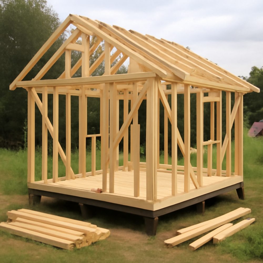 Как построить каркасный домик 6х5 своими 1