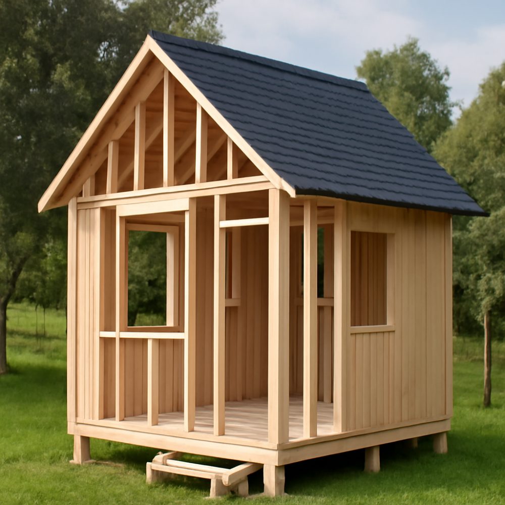 Как построить дачный домик каркасный своими руками недорого видео 1