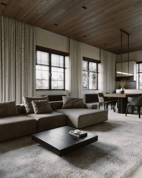 Как сочетать дерево разных оттенков в интерьере