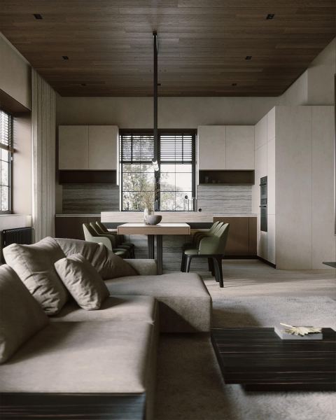 Как сочетать дерево разных оттенков в интерьере