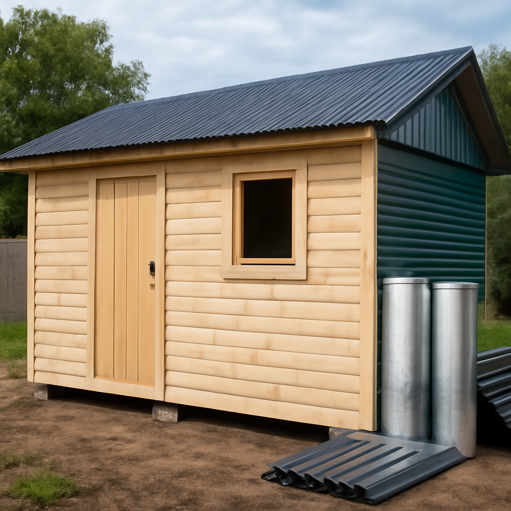 Из чего построить хозблок на даче 1