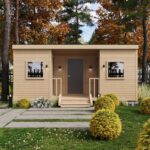 Бытовка хозблок 6х2,5 дачный для дачи с комнатами 7