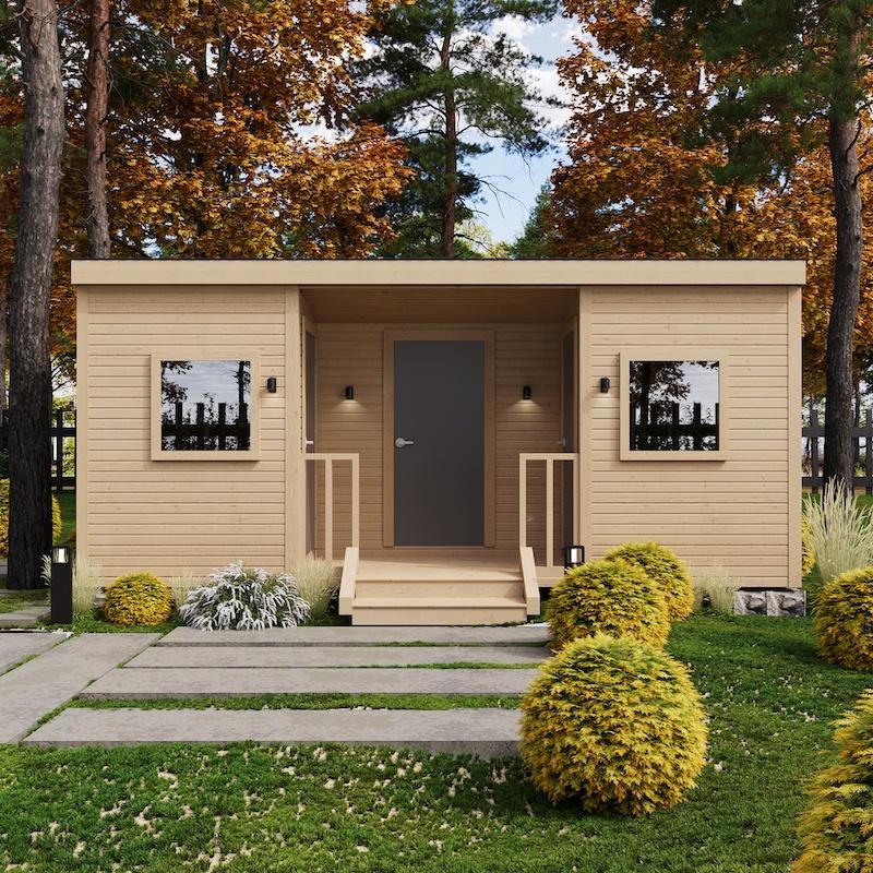 Бытовка хозблок 6х2,5 дачный для дачи с комнатами 1