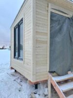 Бытовка хозблок 6х3 для дачи каркасная 14
