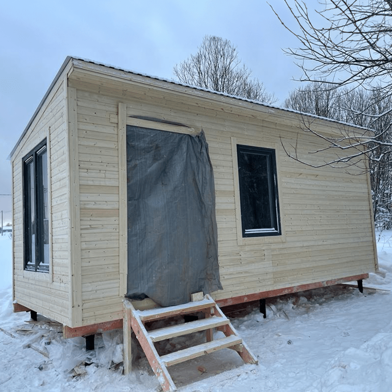 Бытовка хозблок 6х3 для дачи каркасная