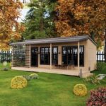 Дом бытовка 7х5 для проживания с верандой под ключ