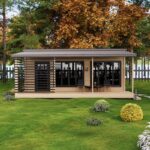 Дом бытовка 7х5 для проживания с верандой под ключ 9