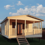 Дом бытовка 8х5 с верандой для проживания цена