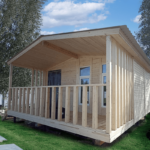 Садовый домик 6х5 деревянный летний для дачи