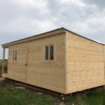 Бытовка хозблок 6х3 распашонка с крыльцом в деревенском стиле купить недорого 5