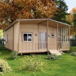 Дом бытовка 8х6 деревянный утепленный купить