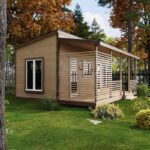 Дом бытовка 7х5 дачный для проживания с верандой под ключ 11