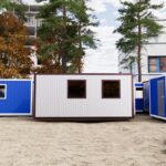 Бытовка строительная 6х2. 3 железная утепленная для дачи купить недорого 7